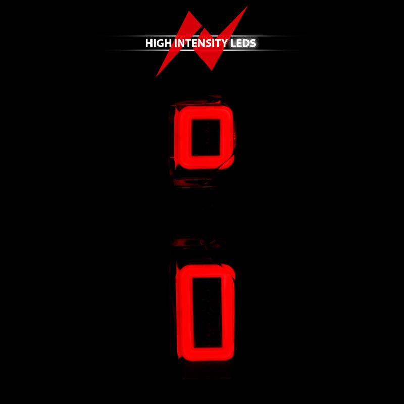 ANZO 19-21 Chevy Silverado Full LED Tailights Chrome Housing Red/Clear Lens G2 (w/C Light Bars) 311416 311416 User 5