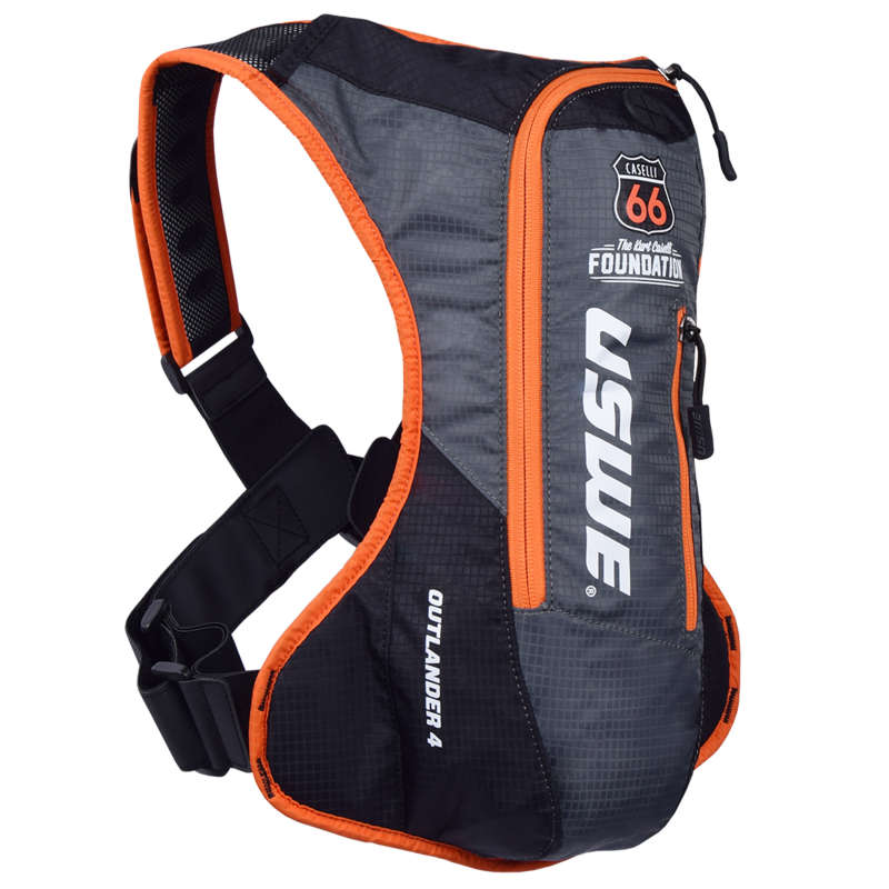 USWE Outlander KC66 Limited Edition Hydration Pack 4L - Black/Grey/Orange 2046666 2046666 User 1