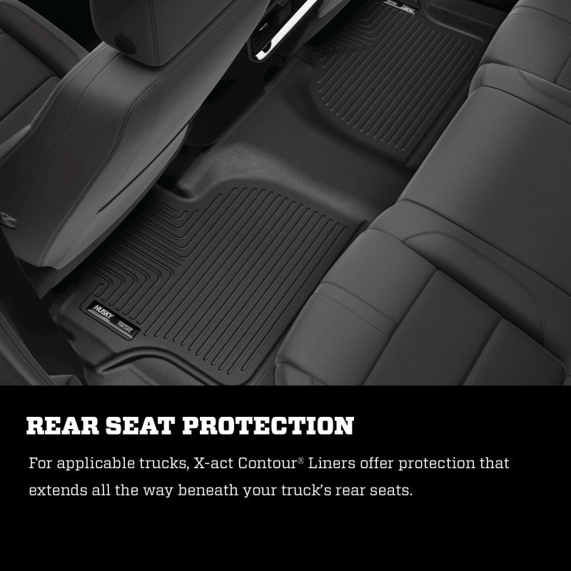 Husky Liners 11-14 Dodge Durango/ 11-14 Jeep Grand Cherokee X-Act Contour Black 2nd 53661 Photo - Mounted