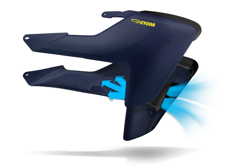 Cycra 16-18 Husqvarna FC250 Powerflow Radiator Shrouds OEM Blue 1CYC-1903-89 1CYC-1903-89 Photo - Primary