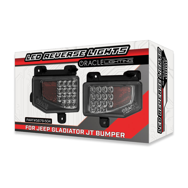 ORACLE Lighting Oracle Rear Bumper LED Reverse Lights for Jeep Gladiator JT w/ Plug & Play Harness - 6000K 5881-504 5881-504 Photo - out of package