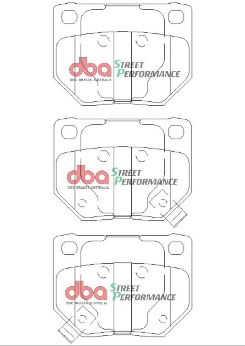 DBA 06-07 Subaru WRX SP500 Rear Brake Pads DB1220SP DB1220SP Photo - out of package