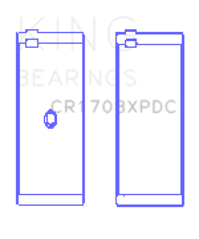 King Engine Bearings King Chevrolet Custom Coated Performance Rod Bearing Single CR1708XPDC CR1708XPDC Photo - Primary