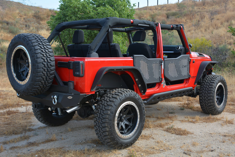 DV8 Offroad Aluminum Mesh Inserts For Rear JK Rock Doors RDSTTB-RMS RDSTTB-RMS User 2