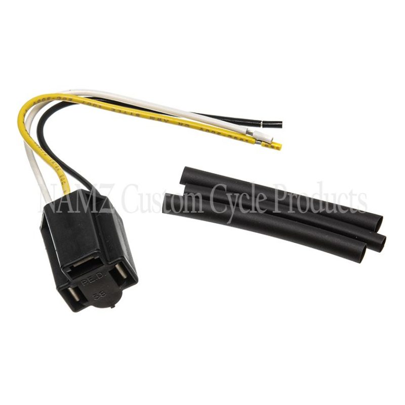NAMZ Replacement Headlamp H4 Pigtail (Models w/H4 Headlight Harness) Incl. Connector/Shrink/Termnls NHS-PT NHS-PT Photo - Primary