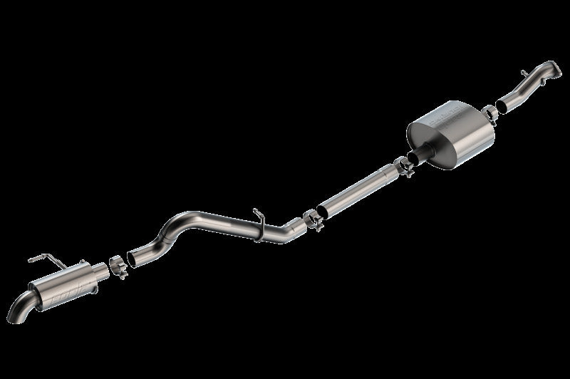 Borla 21-22 Ford Bronco 2.7L 2DR/4DR T-304 Stainless Steel Cat-Back Touring Exhaust - Brushed 140901 140901 Photo - Primary