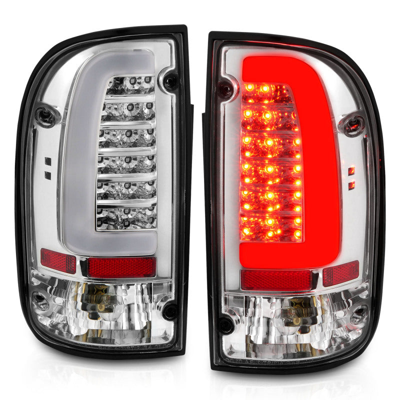 ANZO 1995-2004 Toyota Tacoma LED Taillights Chrome Housing Clear Lens (Pair) 311355 311355 User 5
