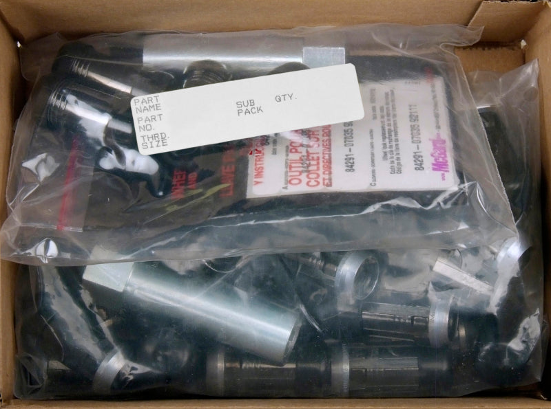 McGard SplineDrive Tuner 8 Lug Install Kit w/Locks & Tool (Cone) M14X1.5 / 1in. Hex - Blk 65810BK 65810BK Photo - in package