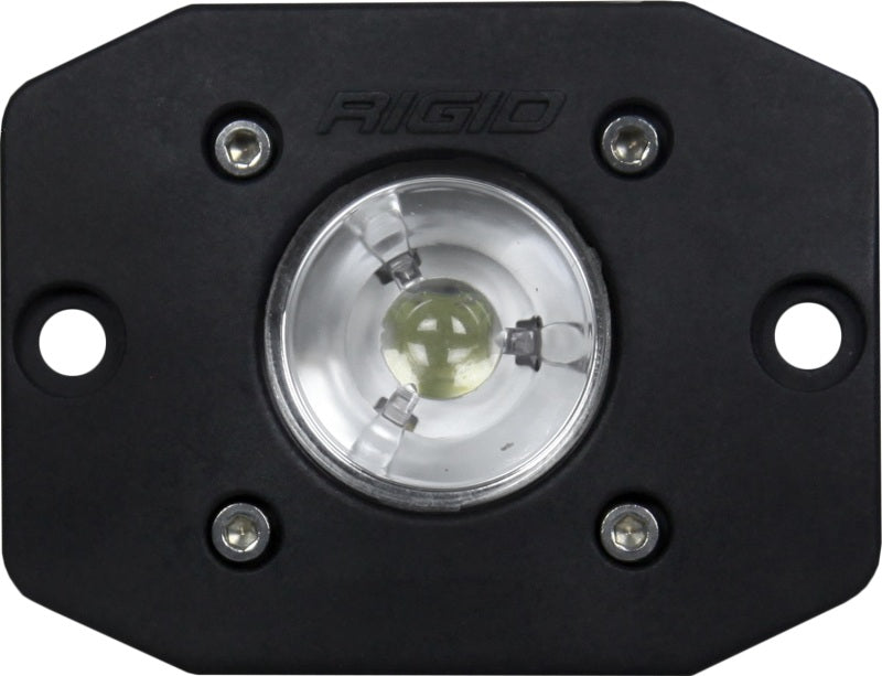 Rigid Ignite LED Light, Flush Mount, Black Housing | Single 20621 Photo - Unmounted