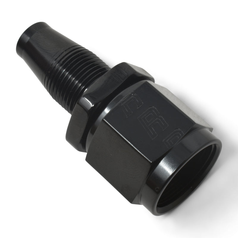 Russell -6 AN Straight Full Flow Swivel Anodized Hose End w/Out Socket - Black 615023 Photo - out of package