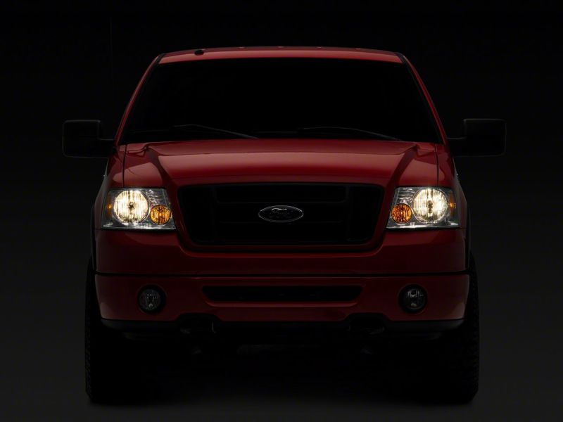 Raxiom 04-08 Ford F-150 Axial Series OEM Style Replacement Headlights- Chrome Housing (Clear Lens) T551341 T551341 Photo - Close Up