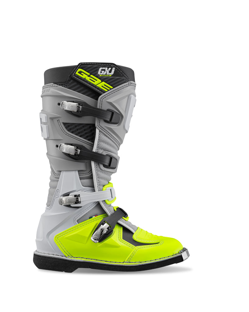 Gaerne GXJ Boot Grey/Fluorescent Yellow Size - Youth 6.5 2169-009-6.5 2169-009-6.5 User 1