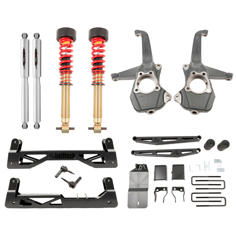 Belltech 19-23 Chevrolet Silverado / GMC Sierra 1500 4WD 6in-8in Suspension Lift Kit w/ Shocks 150210TPC 150210TPC Photo - Primary