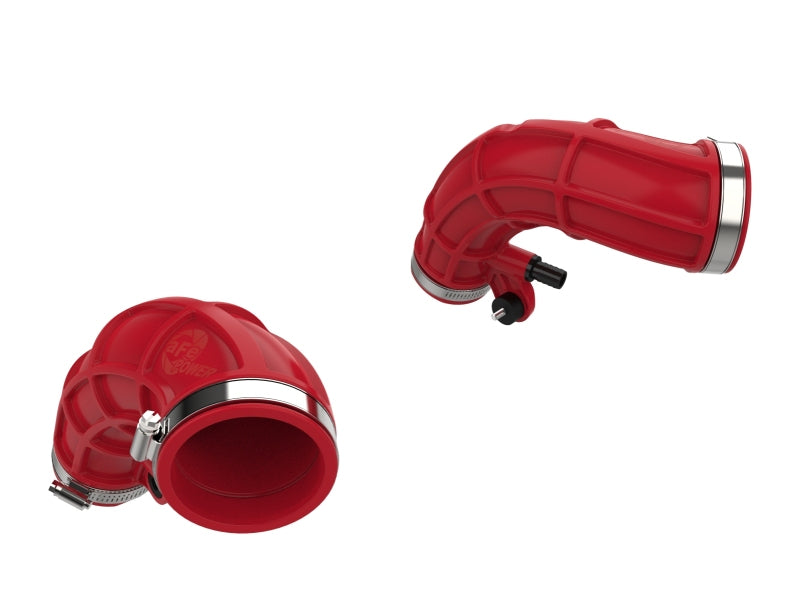 aFe Power 22-24 Toyota Land Cruiser (J300) / 22-24 Toyota Tundra V6-3.4L (tt) Red Turbo Inlet Pipes 55-20001-R 55-20001-R Photo - Primary