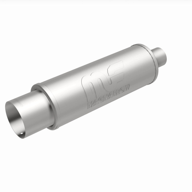 MagnaFlow 5" Round Center/Center Performance Muffler With Tip 14857 360 Degree Image Set