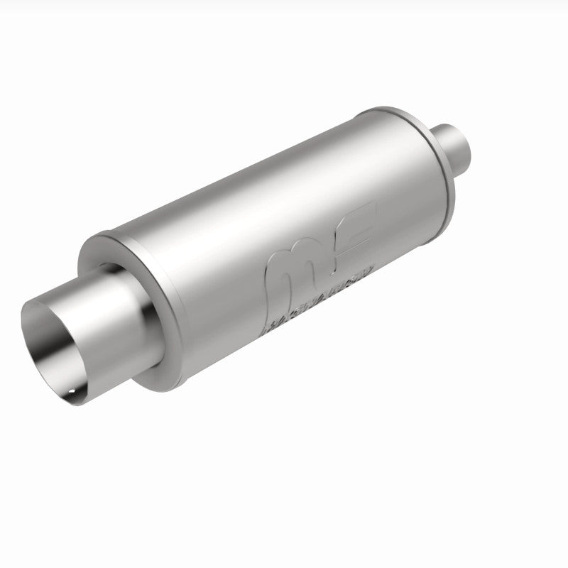 MagnaFlow 6" Round Center/Center Performance Muffler With Tip 14822 360 Degree Image Set