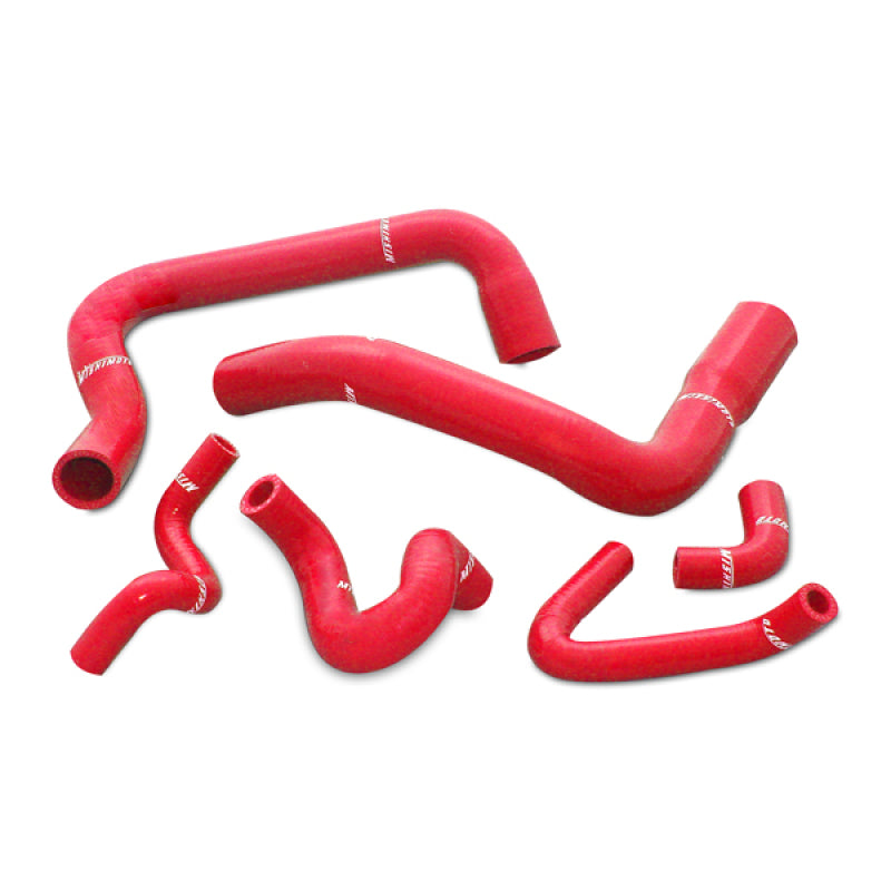 Mishimoto Hose Kit 86-93 Ford Mustang Red MMHOSE-MUS-86RD Photo - Primary