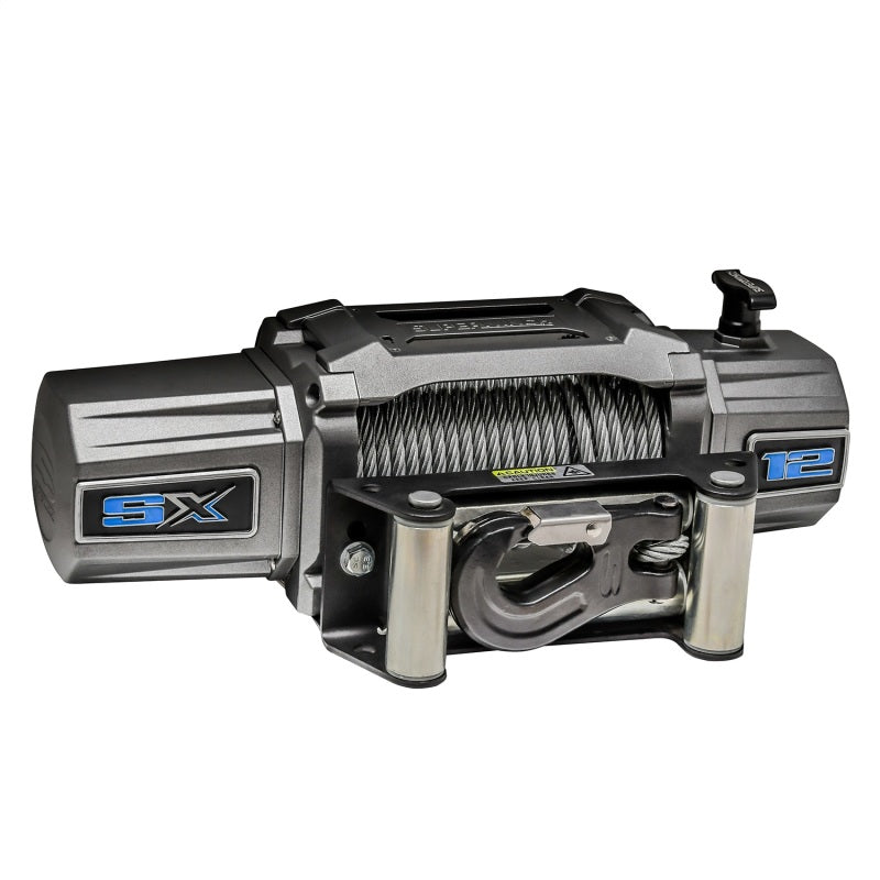 Superwinch 12000 LBS 12 VDC 3/8in x 85ft Wire Rope SX 12000 Winch - Graphite 1712200 1712200 Photo - Unmounted
