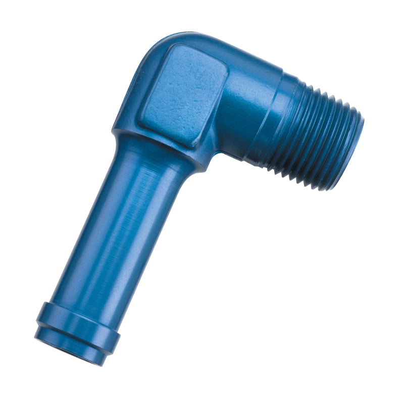 Russell -6 AN 90° Pipe To Tube (Blue Finish) 663110 Photo - Primary