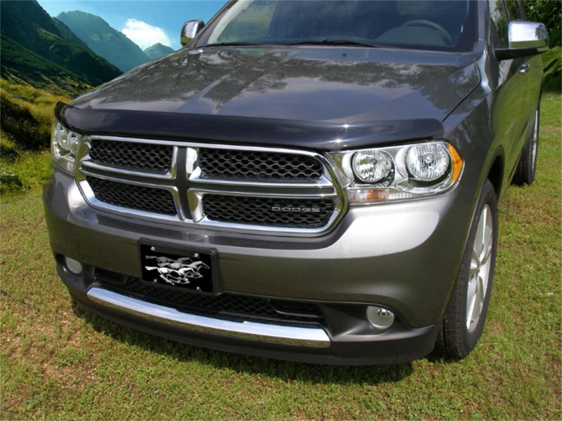 Stampede Vigilante Premium Hood Protector, Smoke, for 2011-2019 Dodge Durango 2262-2 Photo - Mounted