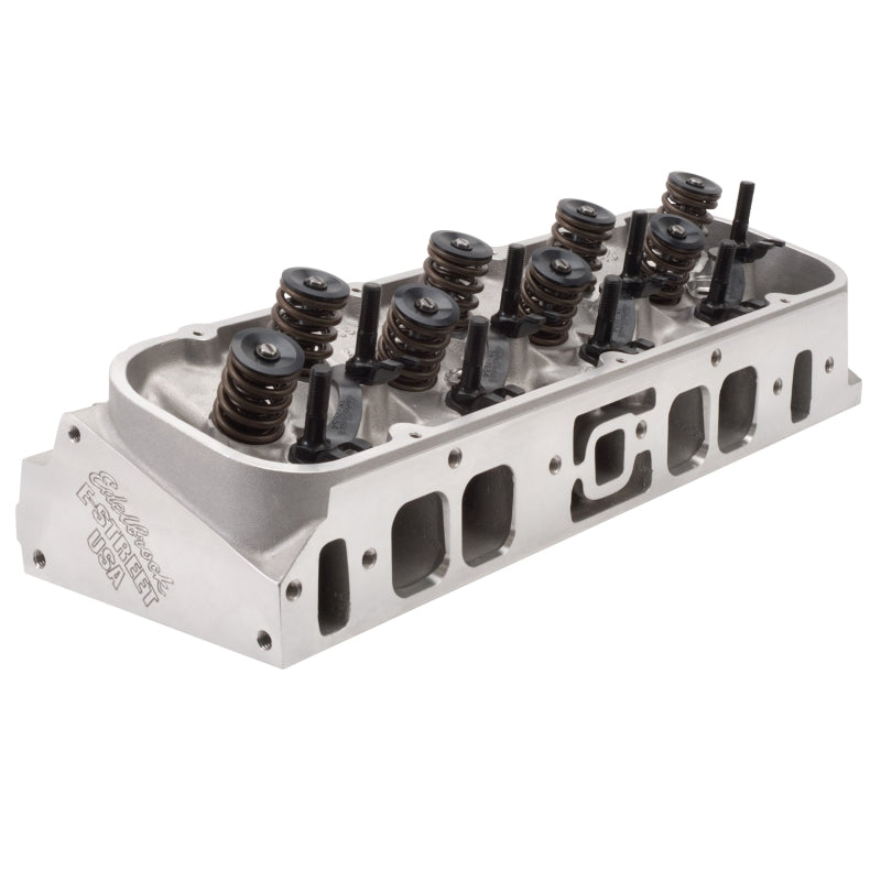 Edelbrock CYL Head, E-Street BB Chevy Oval Port Complete, Single 50459 Photo - out of package