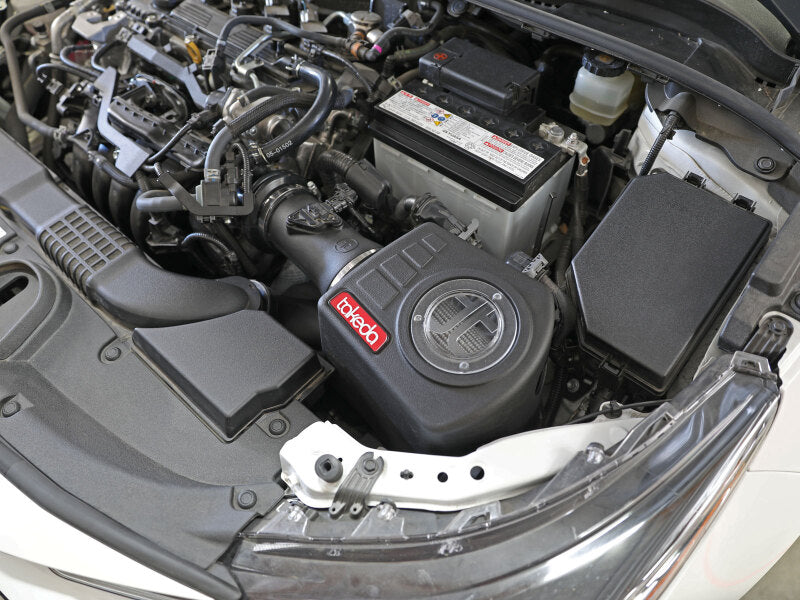 aFe 19-20 Toyota Corolla Takeda Momentum Cold Air Intake System w/ Pro Dry S Media 56-70031D 56-70031D Photo - Mounted