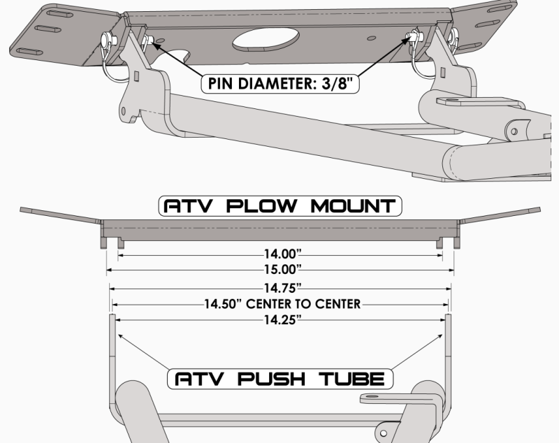KFI Kfi Atv Plow Base Push Tube 105000 105000 User 1