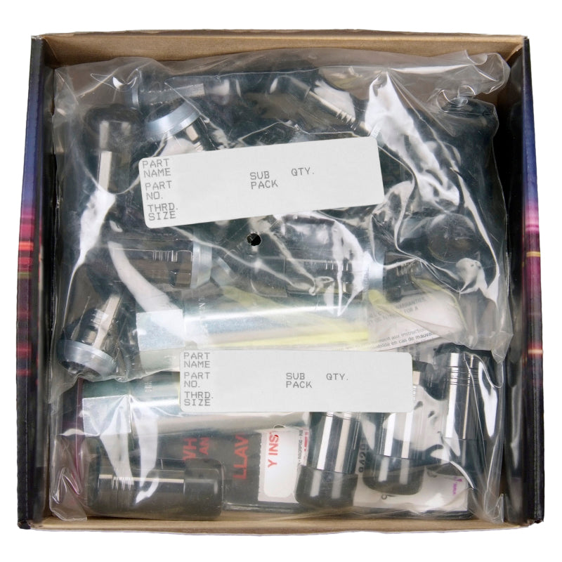 McGard SplineDrive Tuner 5 Lug Install Kit w/Locks & Tool (Cone) M14X1.5 / 1in. Hex - Blk 65510BK 65510BK Photo - in package