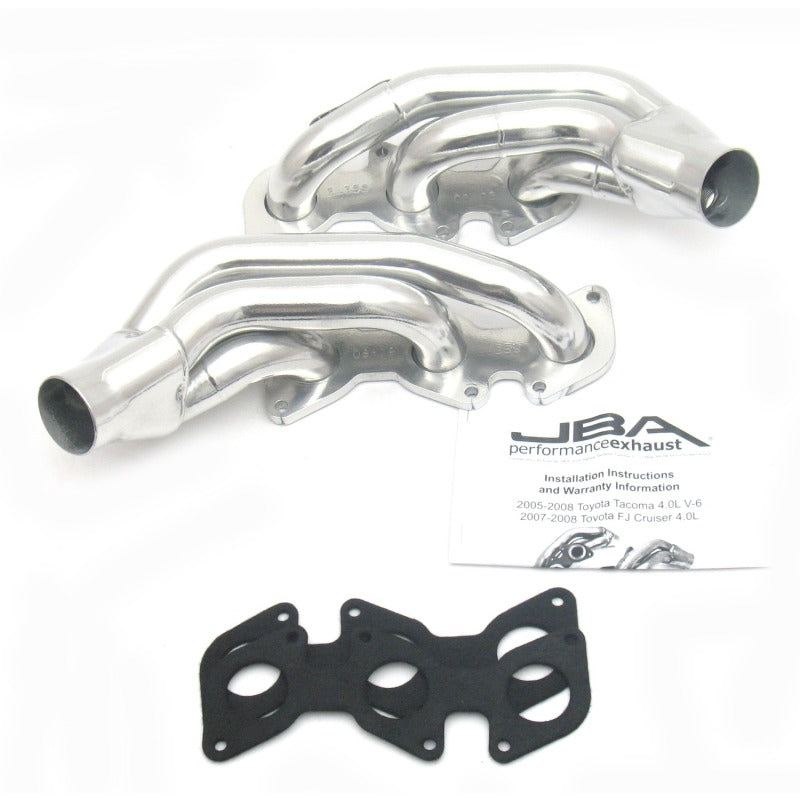 JBA 03-09 Toyota 4.0L V6 w/o A.I.R. 1-1/2in Primary Silver Ctd Cat4Ward Header 2035SJS 2035SJS Photo - Primary