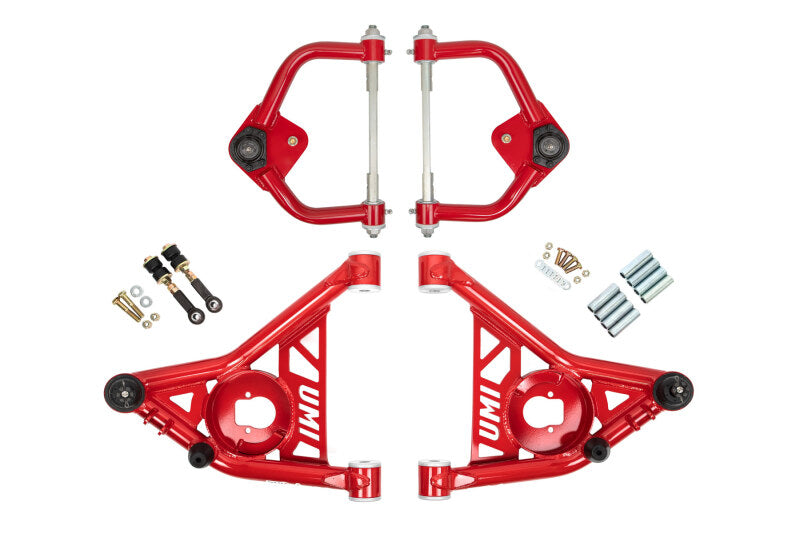 UMI Performance 70-81 GM F-Body Front A-arm Kit Delrin Bushings Tall Ball Joints 265253-1-R 265253-1-R Photo - Primary