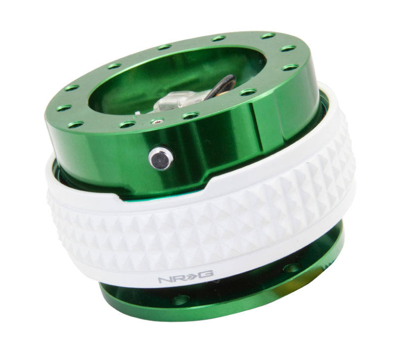 NRG Quick Release Kit - Pyramid Edition - Green Body / Glow In The Dark Pyramid Ring SRK-210GN/GL SRK-210GN/GL Photo - Primary