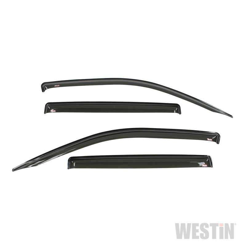 Westin 2017 Honda Ridgeline Wade Slim Wind Deflector 4pc - Smoke 72-44480 72-44480 Photo - Primary