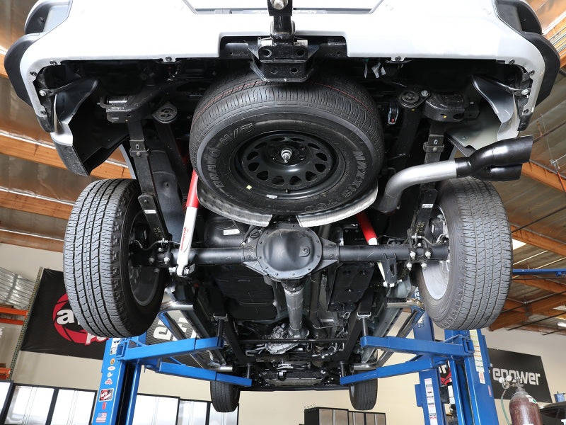 aFe Rebel XD Series 3in 304SS DPF-Back 20-21 GM Trucks L6-3.0L (td) LM2 - Dual Black Tip 49-34129-B 49-34129-B Photo - Mounted
