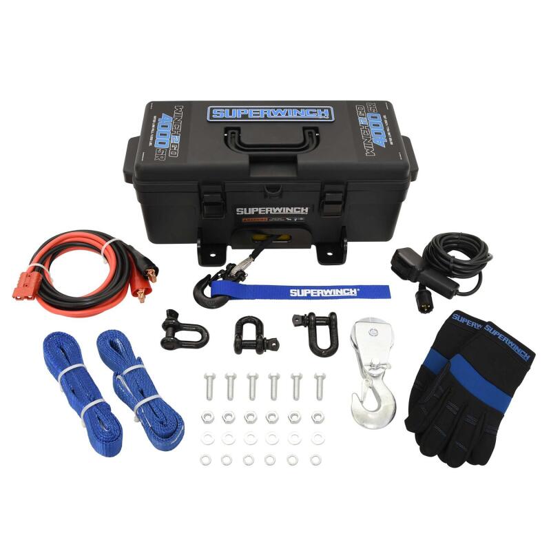 Superwinch 4000 LBS 12 VDC 3/16in x 50ft Synthetic Rope Winch2Go 1140232 1140232 Photo - Close Up