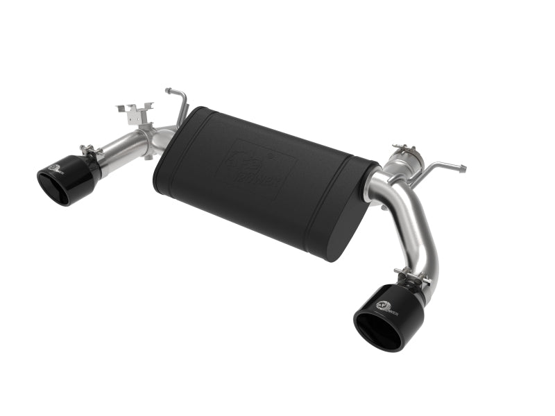 aFe MACHForce XP 3in to 2.5in 304 SS Axle-Back Exhaust w/ Black Tips 14-16 BMW M235i 49-36348-B 49-36348-B Photo - Primary