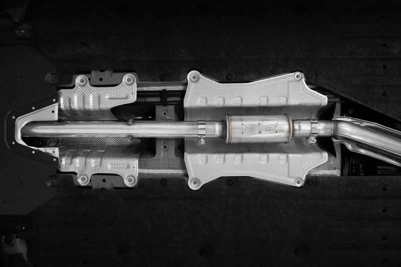 MBRP 22-24 Honda Civic SI 1.5L T304 SS 3in Cat-Back Exhaust 2.5in Dual Split Rear w/ CF Tips S49033CF S49033CF Photo - Mounted