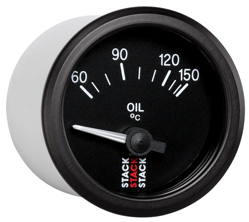Autometer Stack 52mm 60-150 Deg C M10 Male Electric Oil Temp Gauge - Black ST3209 ST3209 User 5