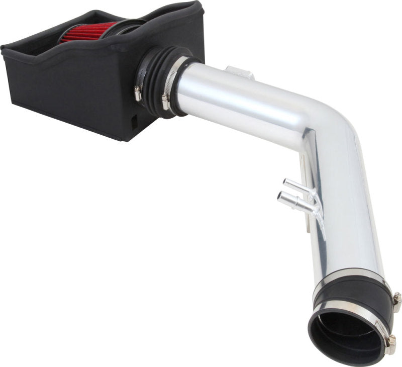 Spectre 11-14 Ford F250/350 V8-6.2L F/I Air Intake Kit - Polished w/Red Filter 9001 9001 Photo - lifestyle view