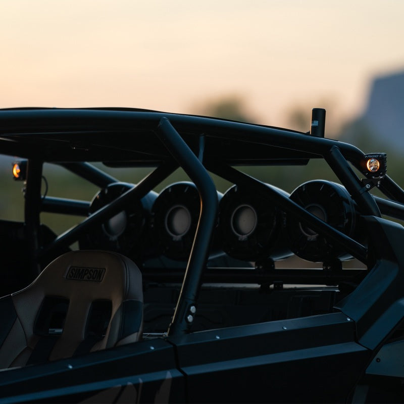 Rigid Industries Side-by-Side Revolve A-Pillar Light Kit 41650 41650 Photo - Mounted