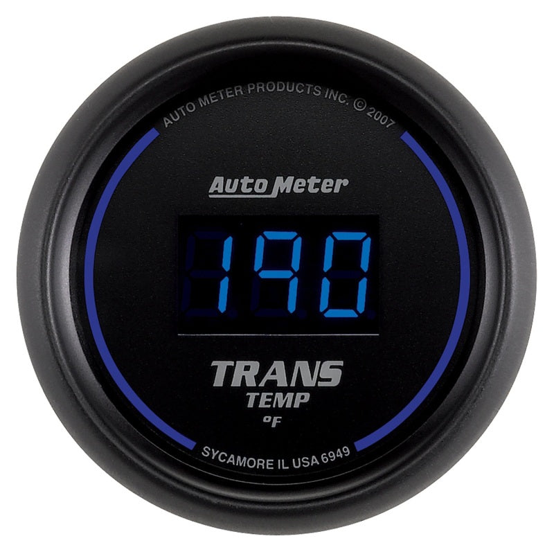 Autometer Transmission Temperature, 0-340 °F, Cobalt Digital 6949 Photo - Primary