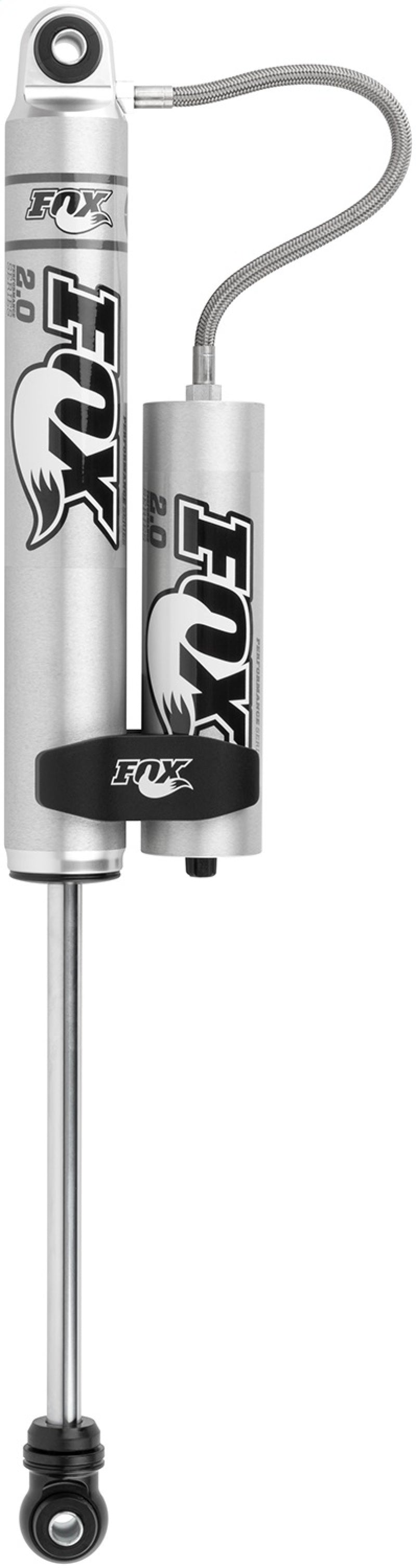 FOX 2.0 Performance Series 10.1in. Smooth Body R/R Shock Aluminum / Std Travel / Eyelet Ends - Black 985-24-052 985-24-052 Photo - Unmounted