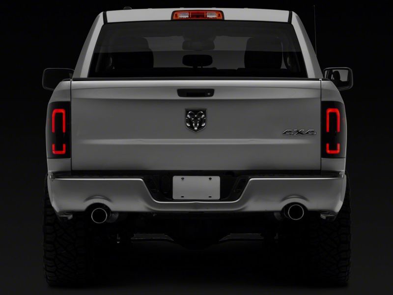 Raxiom 09-18 Dodge RAM 1500/2500/3500 Axial Series LED Tail Lights- Blk Housing (Smoked Lens) R131284 R131284 Photo - Close Up