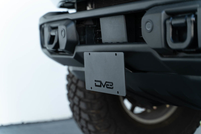 DV8 Offroad 21-23 Ford Bronco Capable Bumper Front License Plate Mount LPBR-04 LPBR-04 Photo - Primary