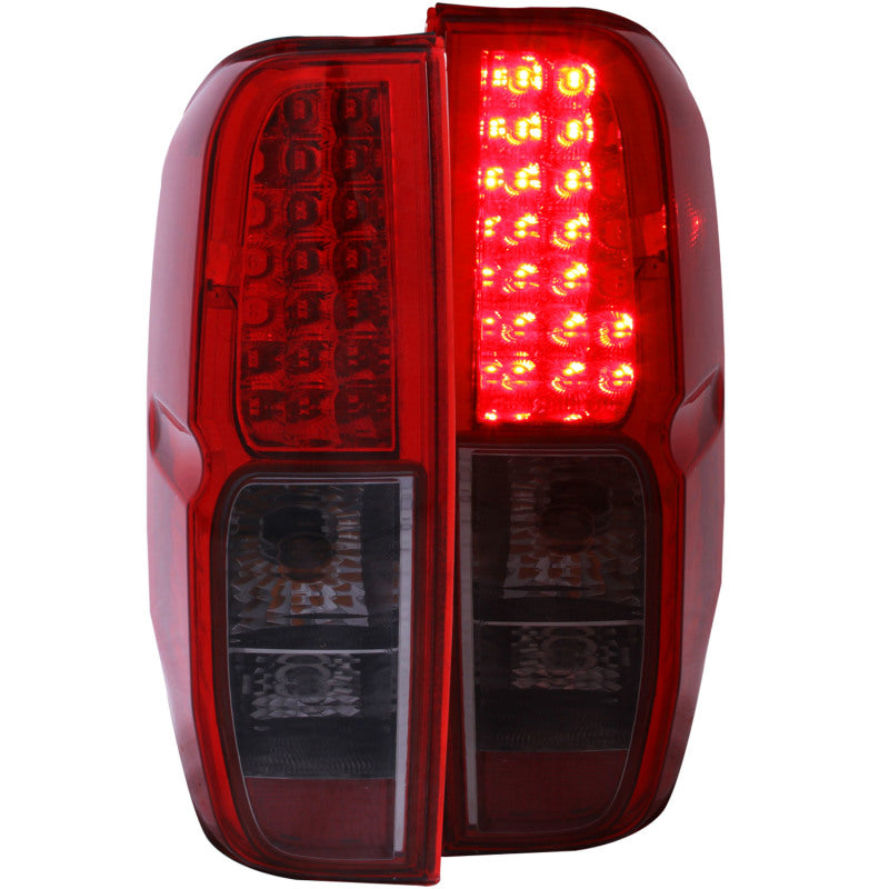 Anzo 2005-2008 Nissan Frontier LED Taillights Red/Smoke 311174 Photo - Primary