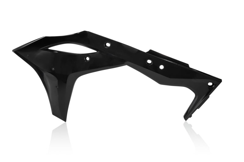 Cycra 17-20 Kawasaki KX250F Powerflow Radiator Shrouds Black 1CYC-1868-12 1CYC-1868-12 Photo - Primary