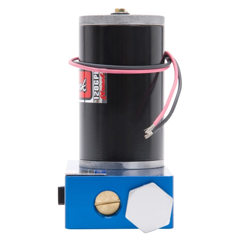 Edelbrock Fuel Pump, Electric, Quiet-Flo, Carbureted, 120 GPH, 3/8" In, 3/8" Out 182052 Photo - Unmounted