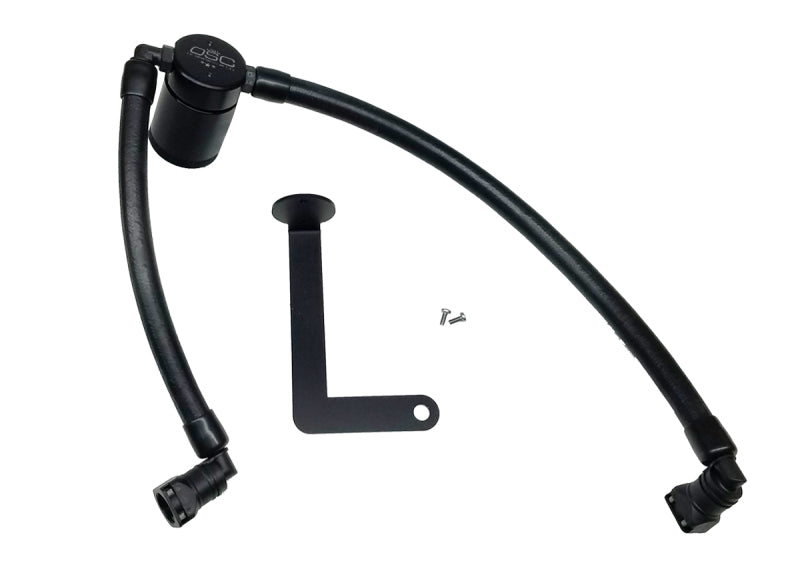 J&L 10-19 Ford Flex EcoBoost V6 Passenger Side Oil Separator 3.0 - Black Anodized 3035P-B 3035P-B Photo - Primary