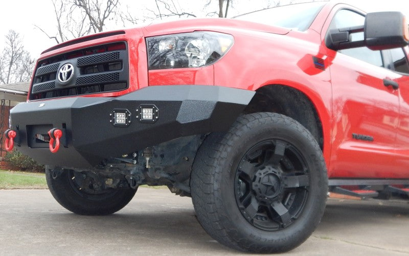 DV8 Offroad 07-13 Toyota Tundra Front Bumper FBTT2-02 FBTT2-02 Photo - Mounted