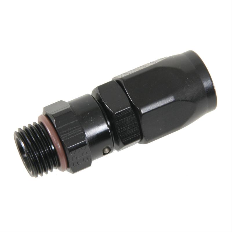 Fragola -6 Straight x 9/16 18 (6) Hose End Black 180106-BL 180106-BL Photo - Primary