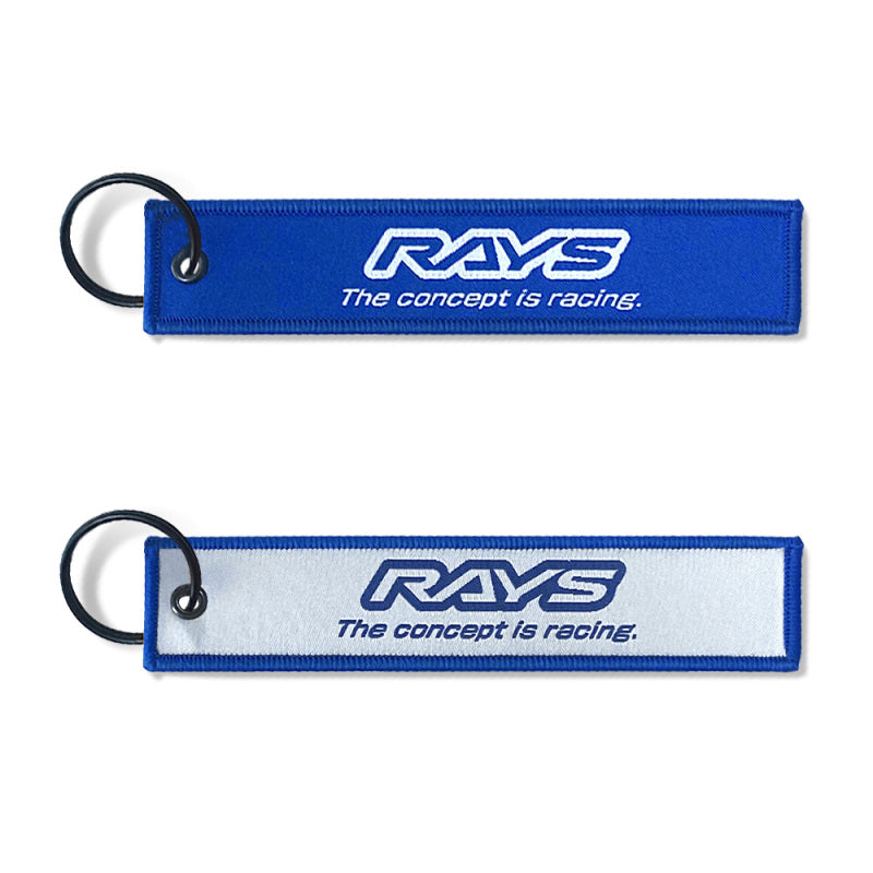 Rays Official Key Tag 24S 142mm x 29mm Key Ring 30mm WRAYSKT24SBL WRAYSKT24SBL User 1
